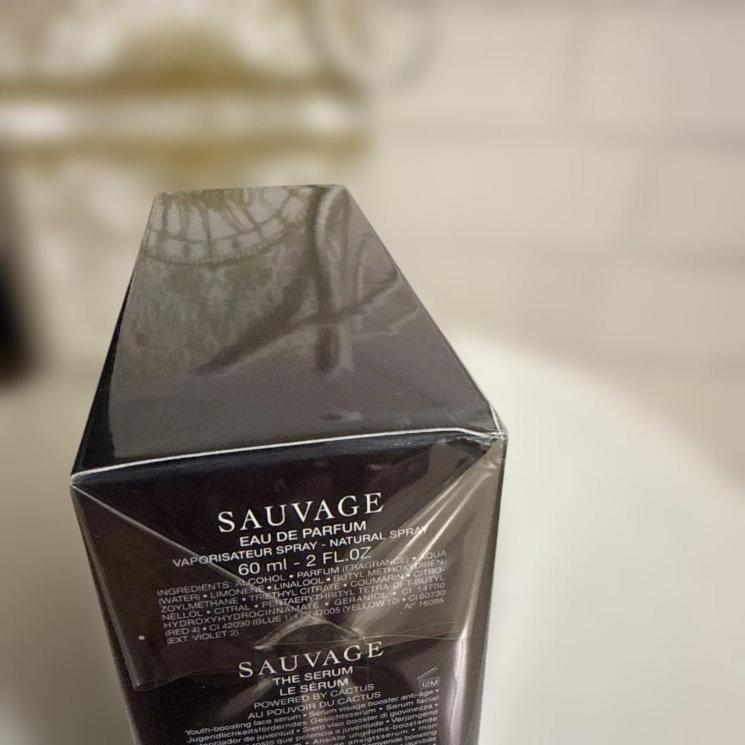 新品未開封 Dior ソヴァージュ オードゥ パルファン 60mL 免税店購入