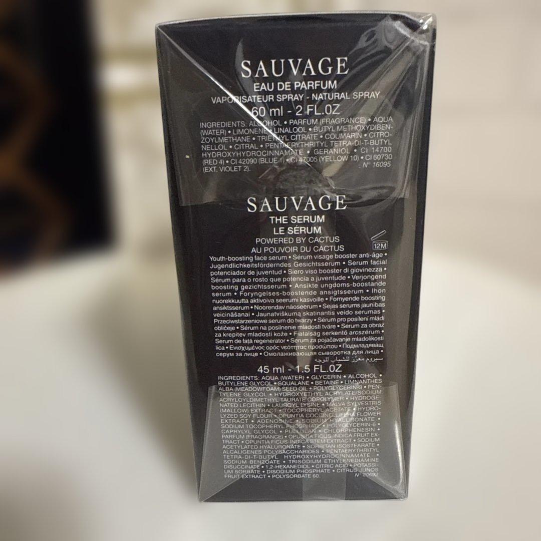 新品未開封 Dior ソヴァージュ オードゥ パルファン 60mL 免税店購入