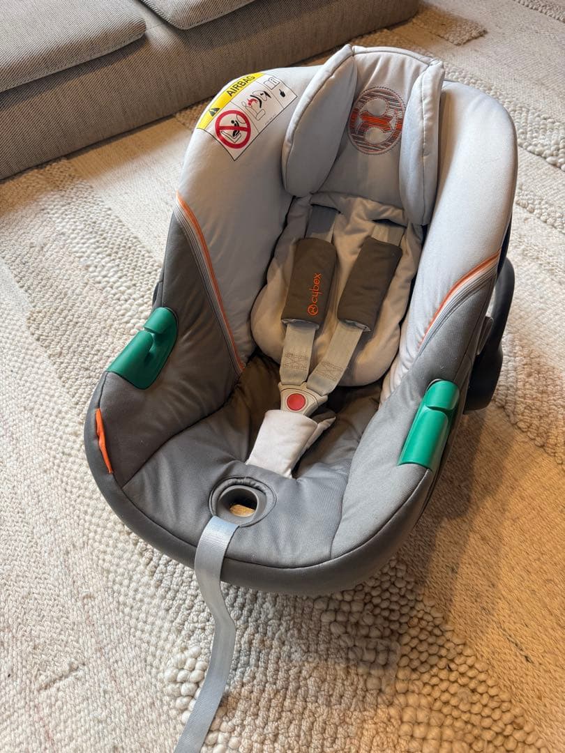 送料込★【cybex】ATON S2 i-SIZE+BASE ONE グレー