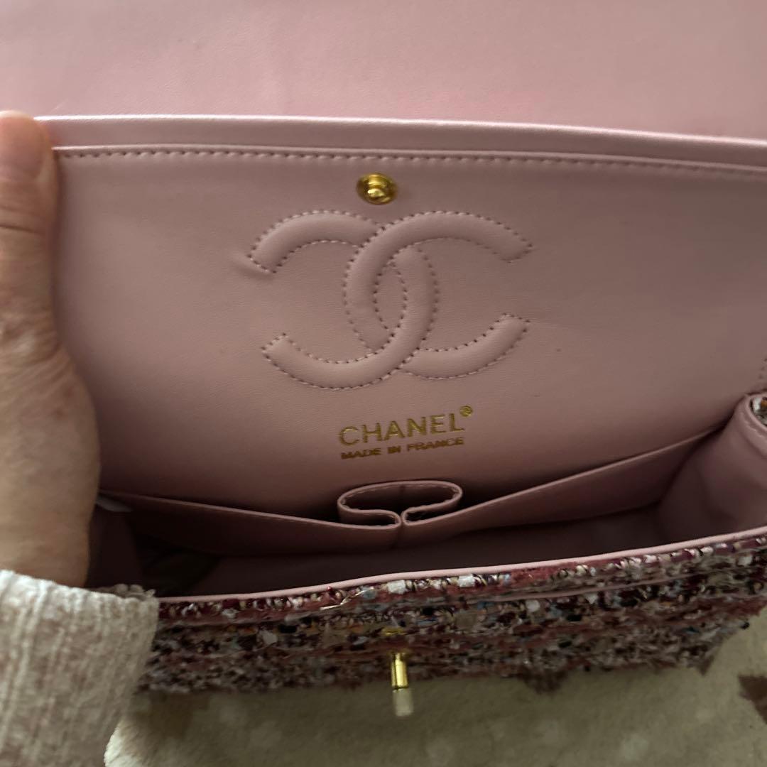 CHANEL ツイード ショルダーバッグ