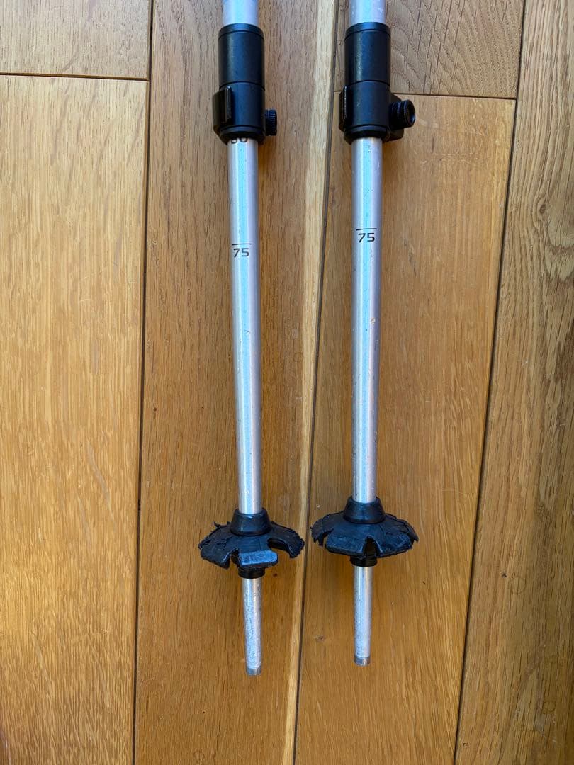 FISCHER FS4 110cm スキー板、ストック付き