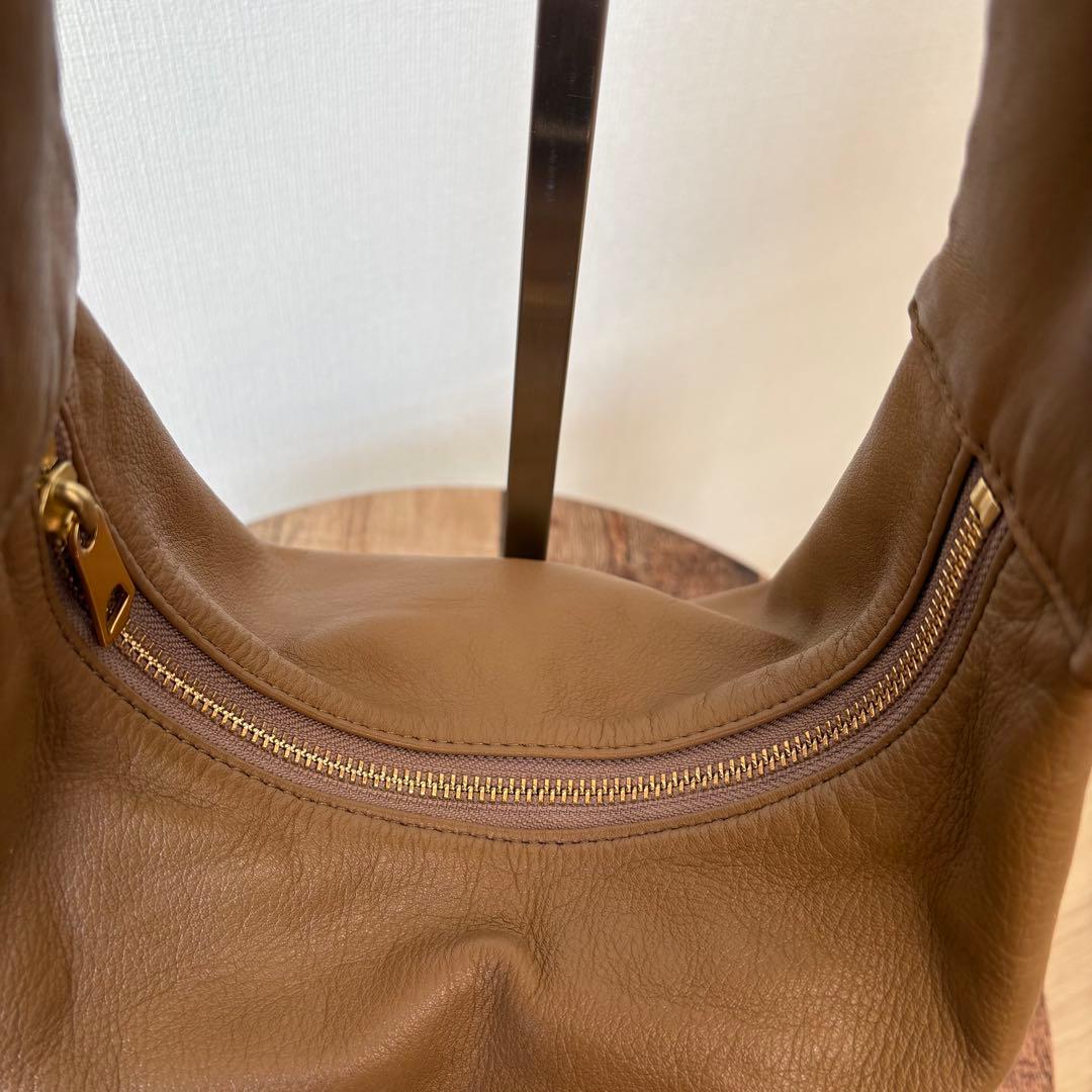 Ch!iii BAG 別注 レザー タイリボン ショルダーバッグ チー　モカ