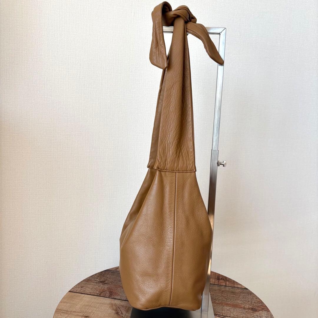 Ch!iii BAG 別注 レザー タイリボン ショルダーバッグ チー　モカ