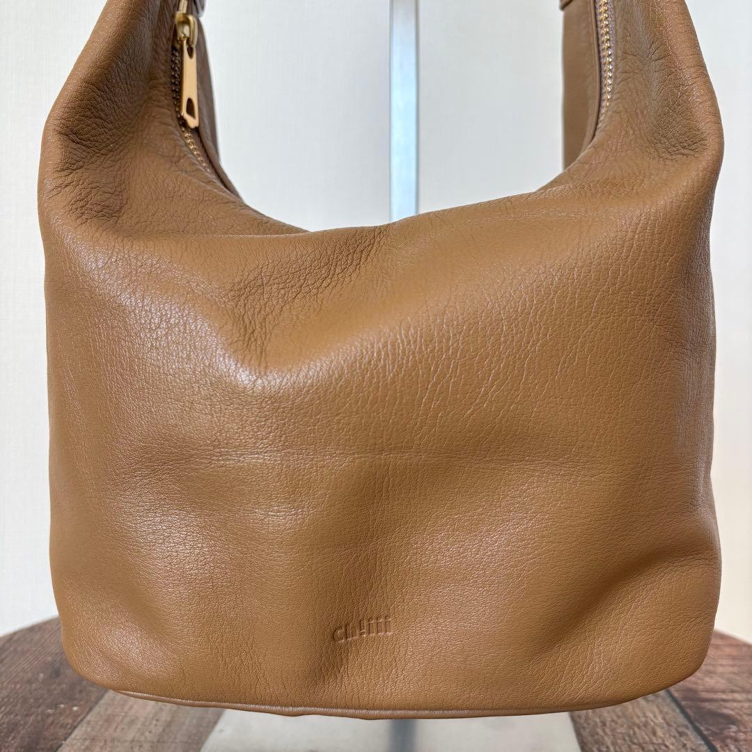 Ch!iii BAG 別注 レザー タイリボン ショルダーバッグ チー　モカ