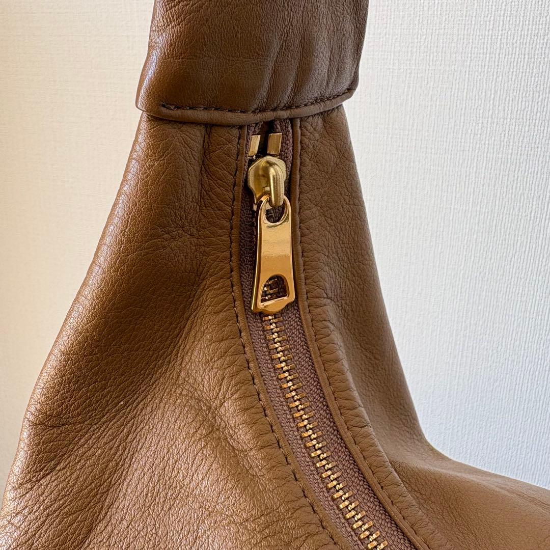 Ch!iii BAG 別注 レザー タイリボン ショルダーバッグ チー　モカ