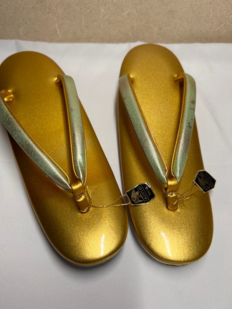 【新品未使用】バック草履セット　和装バッグ　キンワシ印