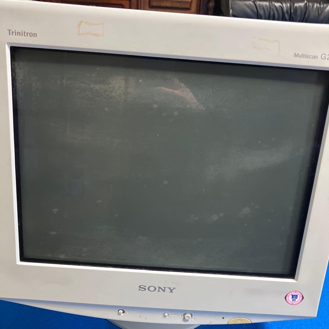SONY ブラウン管　動作確認済　CPD-G220 17型　レトロ モニター