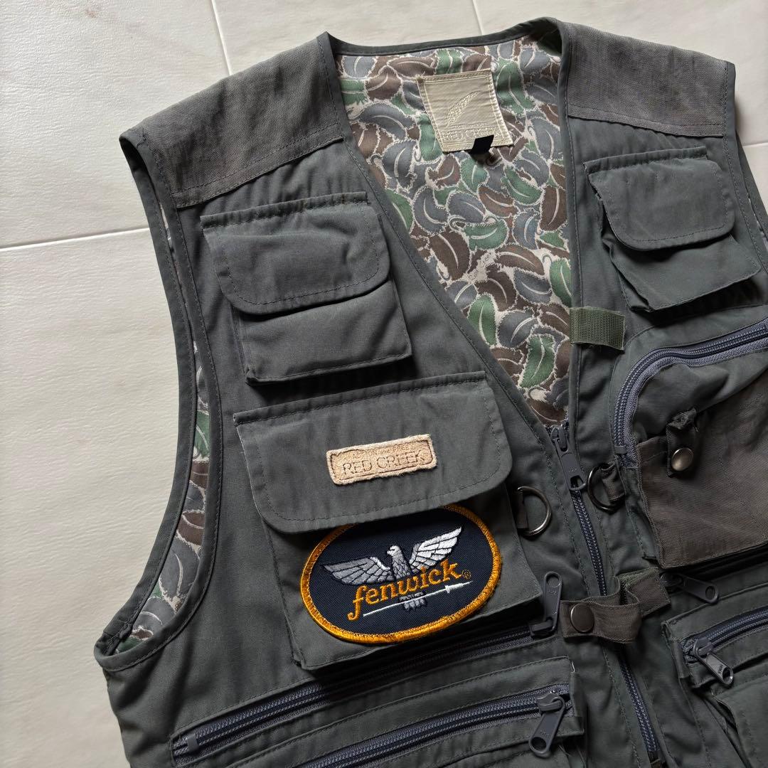 フォックスファイヤー レッドクリーク プライマリーベスト 裏地迷彩柄 旧タグ L