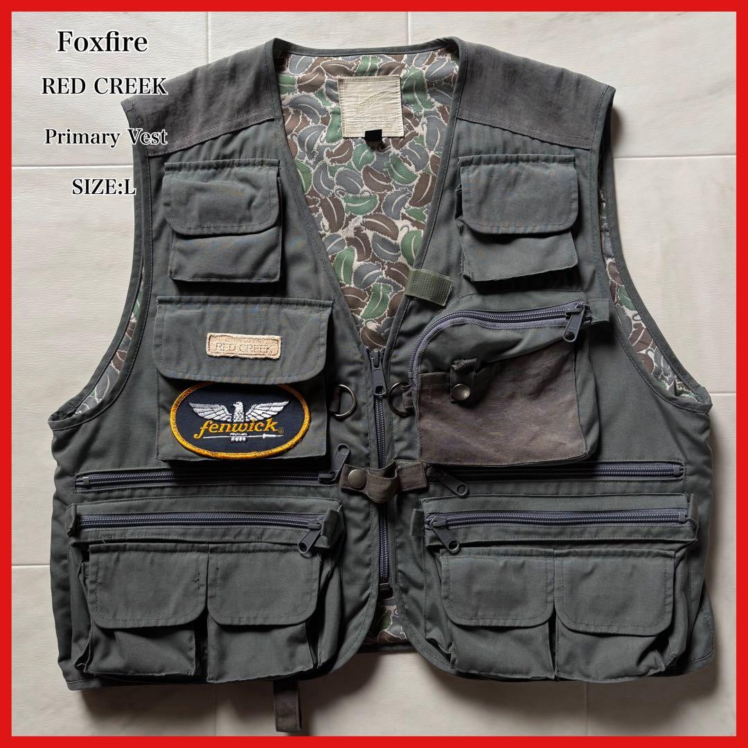 フォックスファイヤー レッドクリーク プライマリーベスト 裏地迷彩柄 旧タグ L