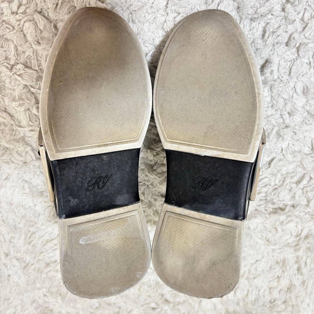 18万✨ロジェヴィヴィエ ヴィヴスケート スニーカー ブラック メタルバックル