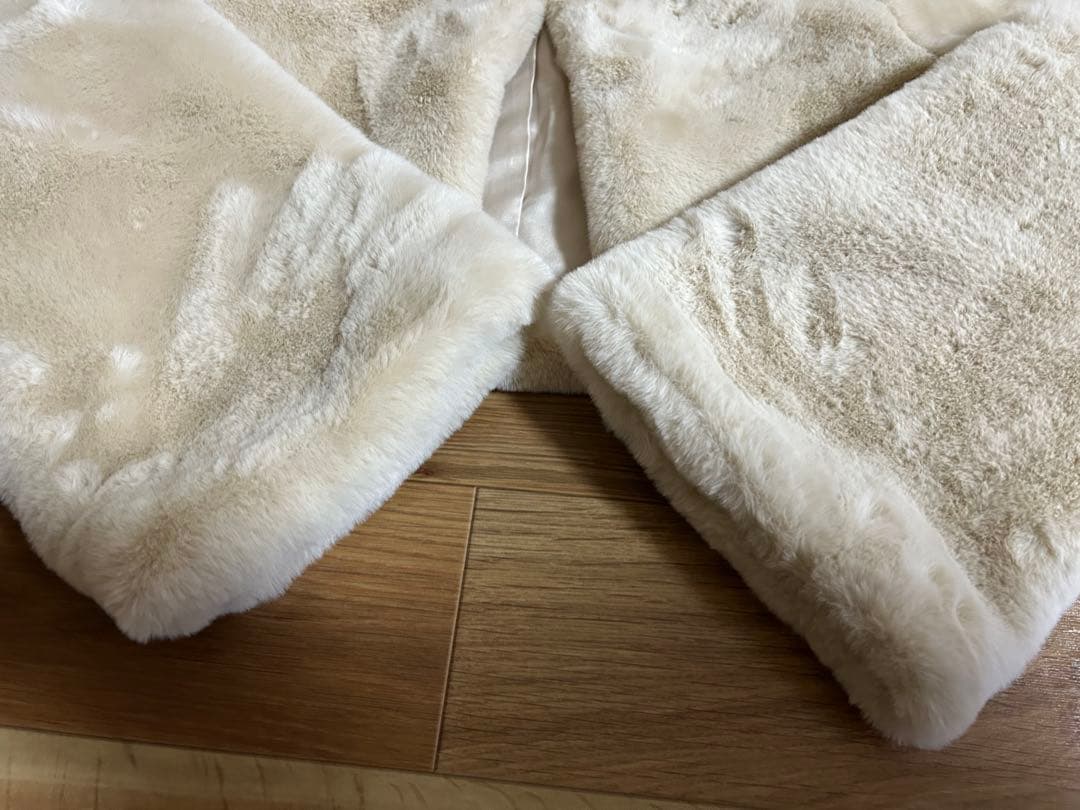 【jun新品未使用】AIMERジャケット エコファーノーカラージャケット