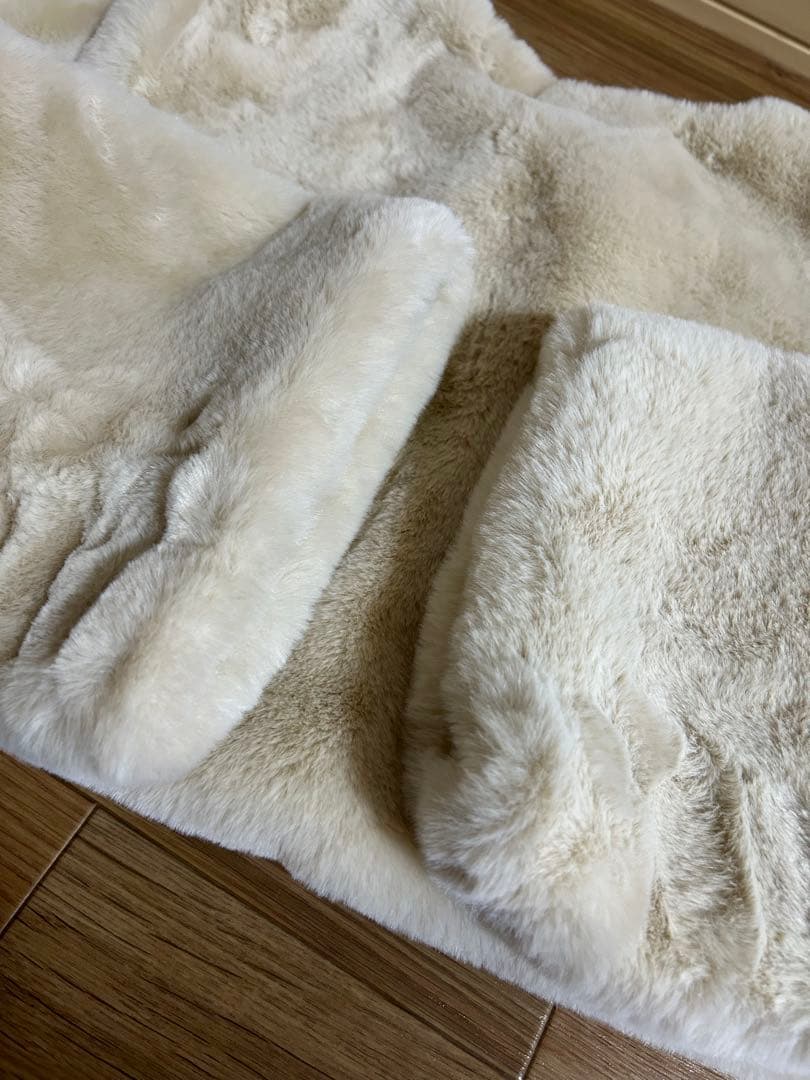 【jun新品未使用】AIMERジャケット エコファーノーカラージャケット