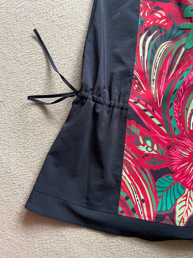 トクコプルミエヴォルCaribbean Plants Aラインチュニック