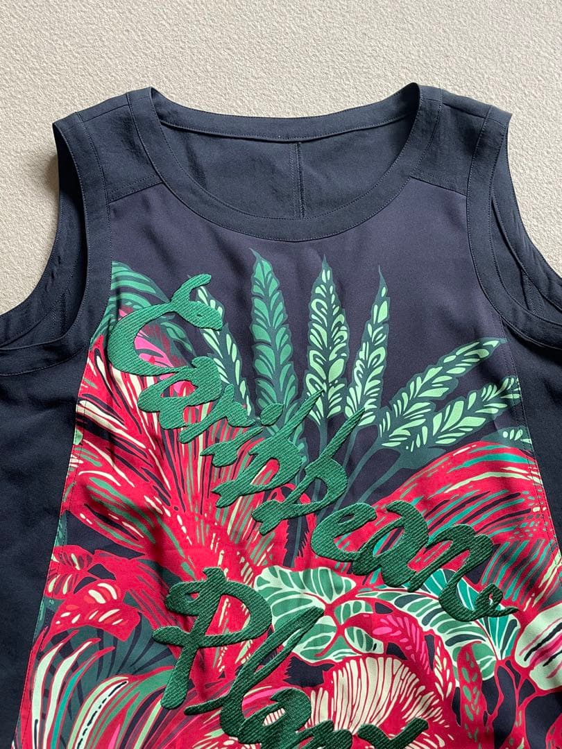 トクコプルミエヴォルCaribbean Plants Aラインチュニック