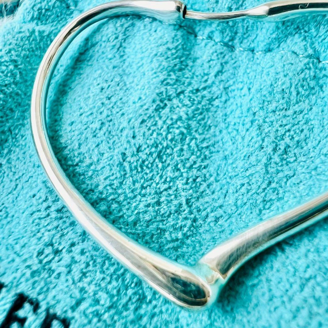 ✨極美品✨ティファニー　ピアス　オープンハート　フープピアス　ハート　Mサイズ