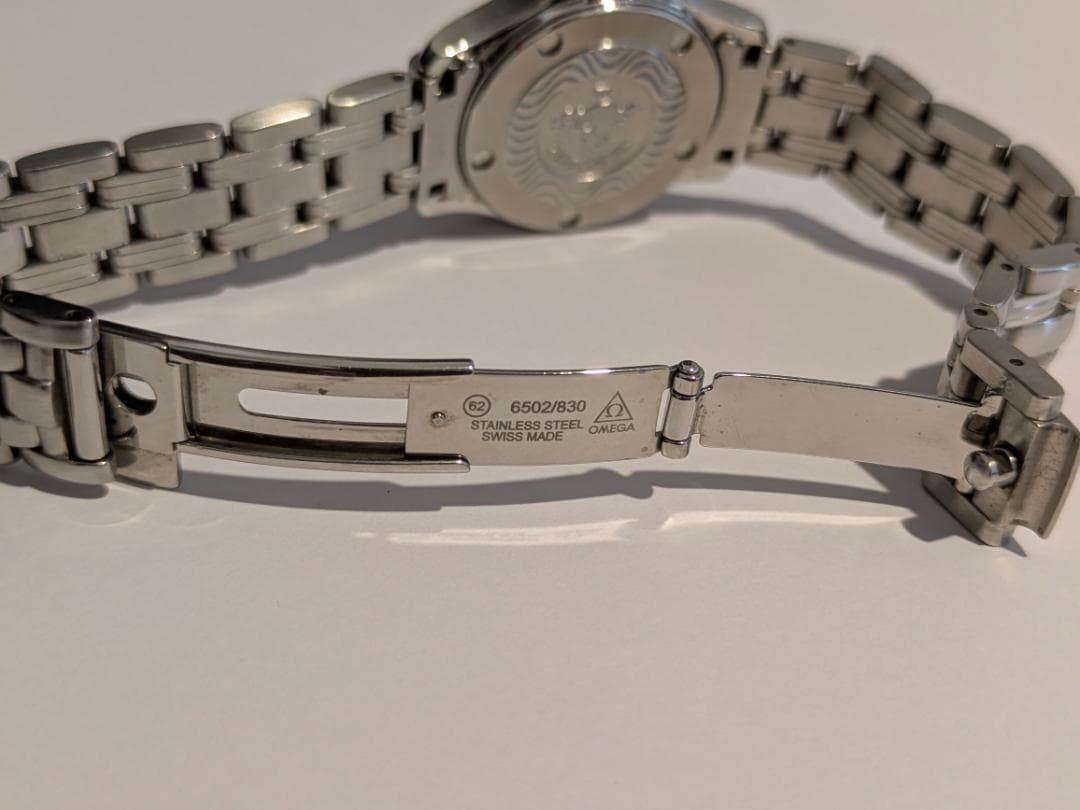 OMEGA/オメガ/シーマスター/クォーツ/レディース/120m/新品電池交換済