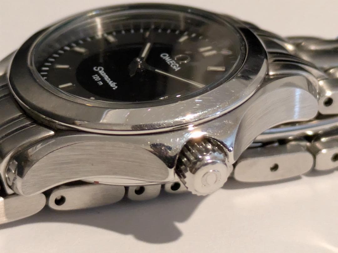 OMEGA/オメガ/シーマスター/クォーツ/レディース/120m/新品電池交換済