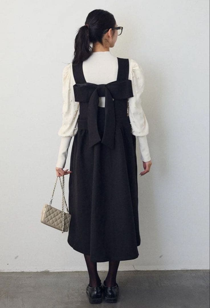 【RU】バックリボンジャンスカ +ダンボールフリルスウェット