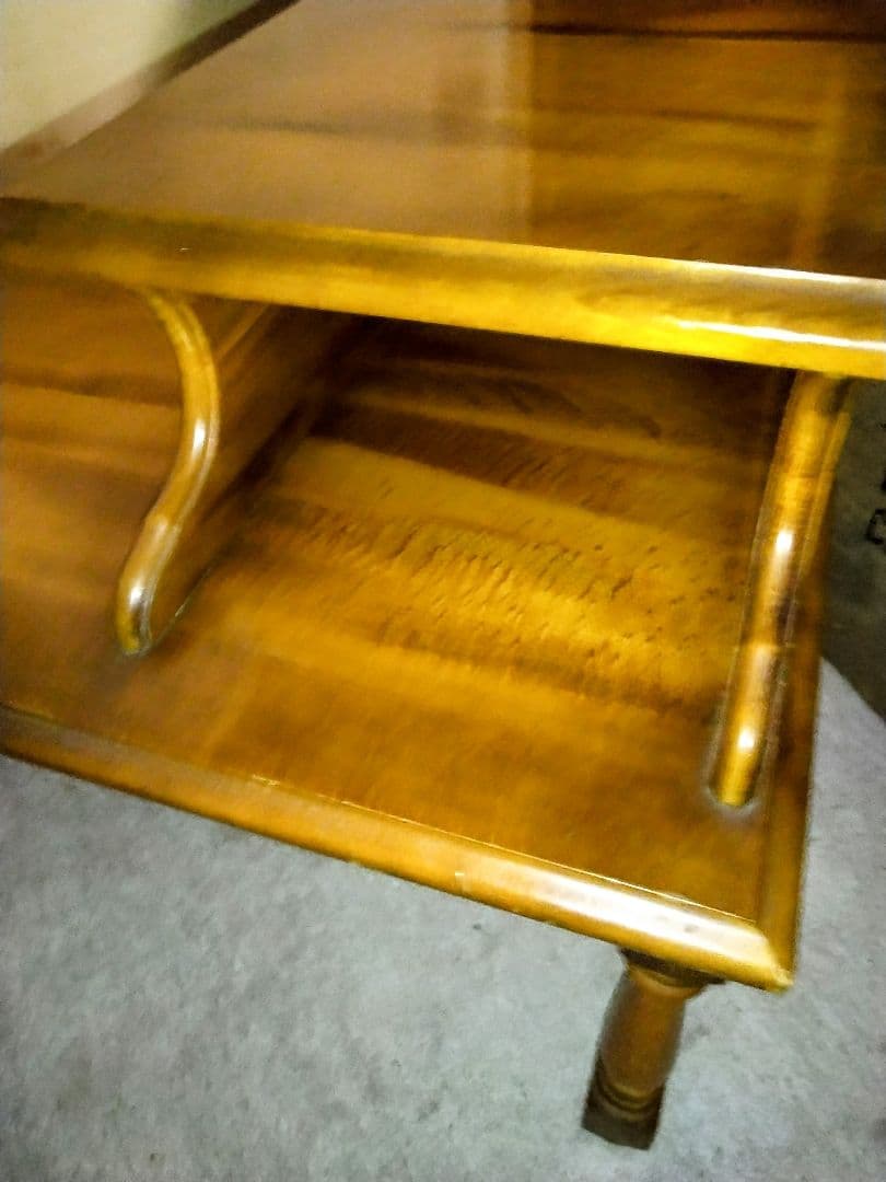 【カリモク】テレフォンベンチ電話台ローテーブルヴィンテージ