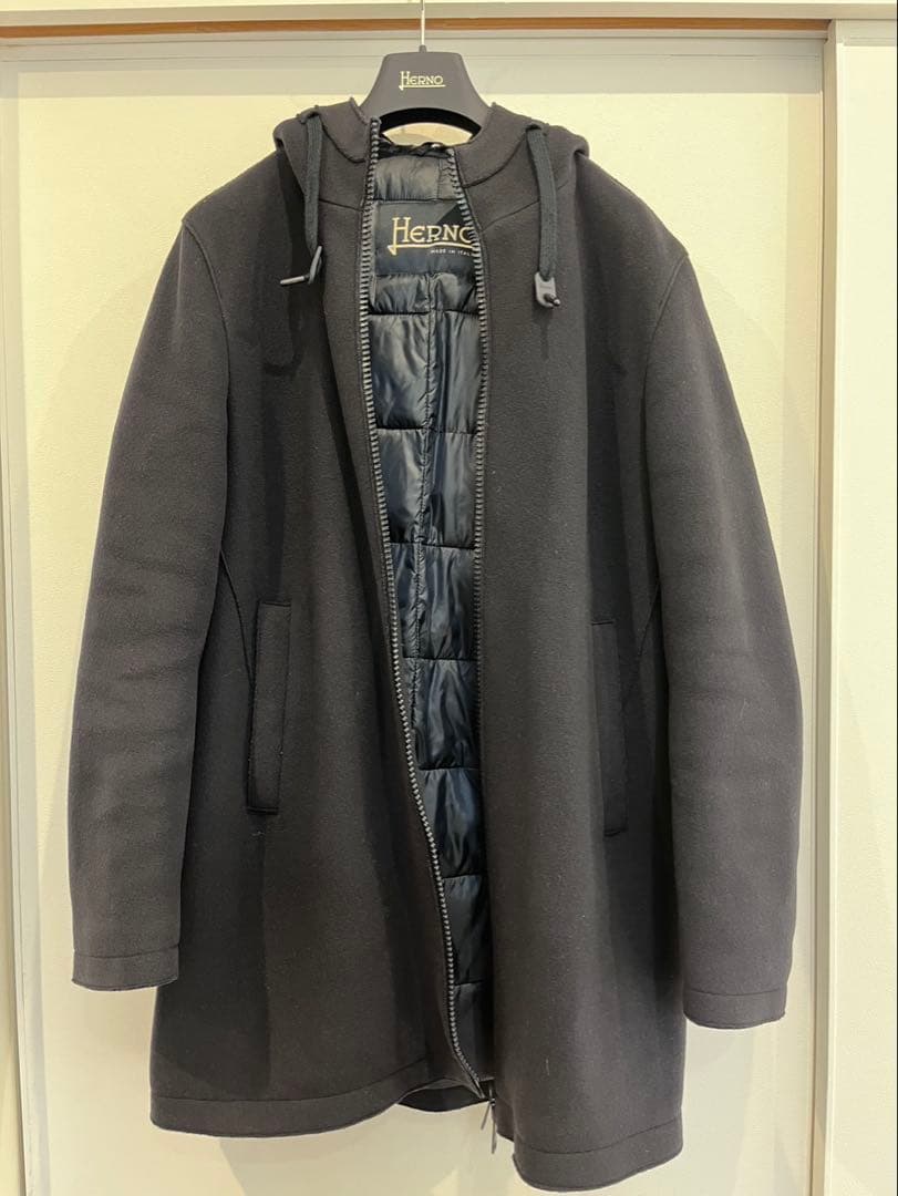 HERNO ヘルノ IN-TECH コート ネイビー　52 ネイビー　フーディ