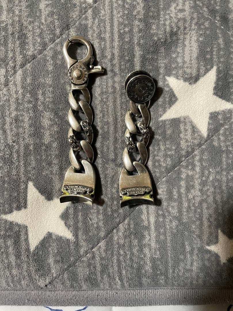 シルバー 花モチーフ ウォレットチェーンブレスレット