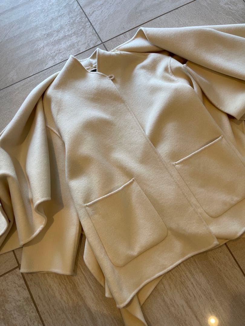 ZARA ホワイトコート　新品タグ付き　XS