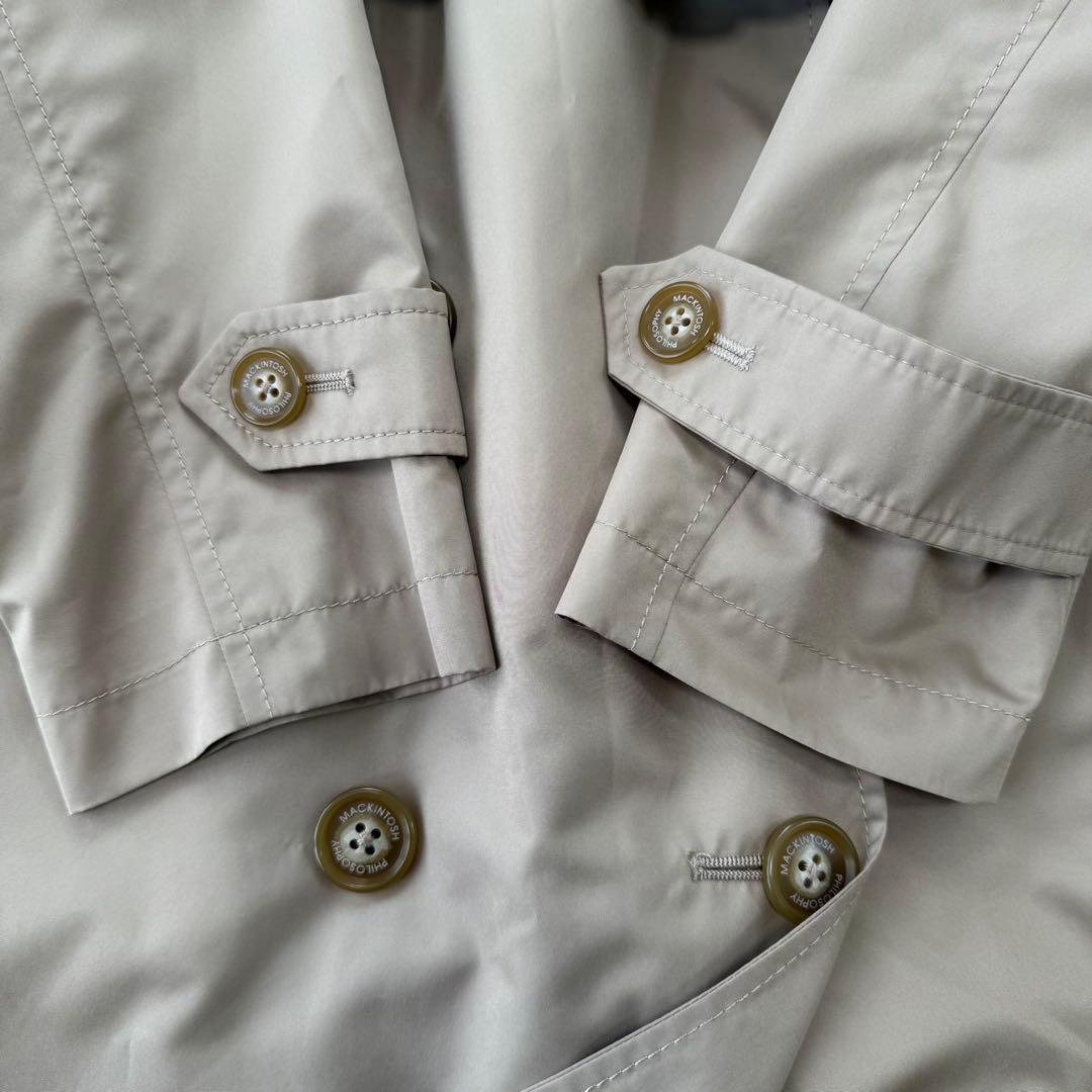 マッキントッシュフィソロフィー M ライナー付 トレンチコート ダブルブレスト