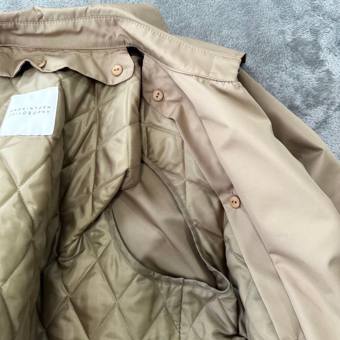マッキントッシュフィソロフィー M ライナー付 トレンチコート ダブルブレスト