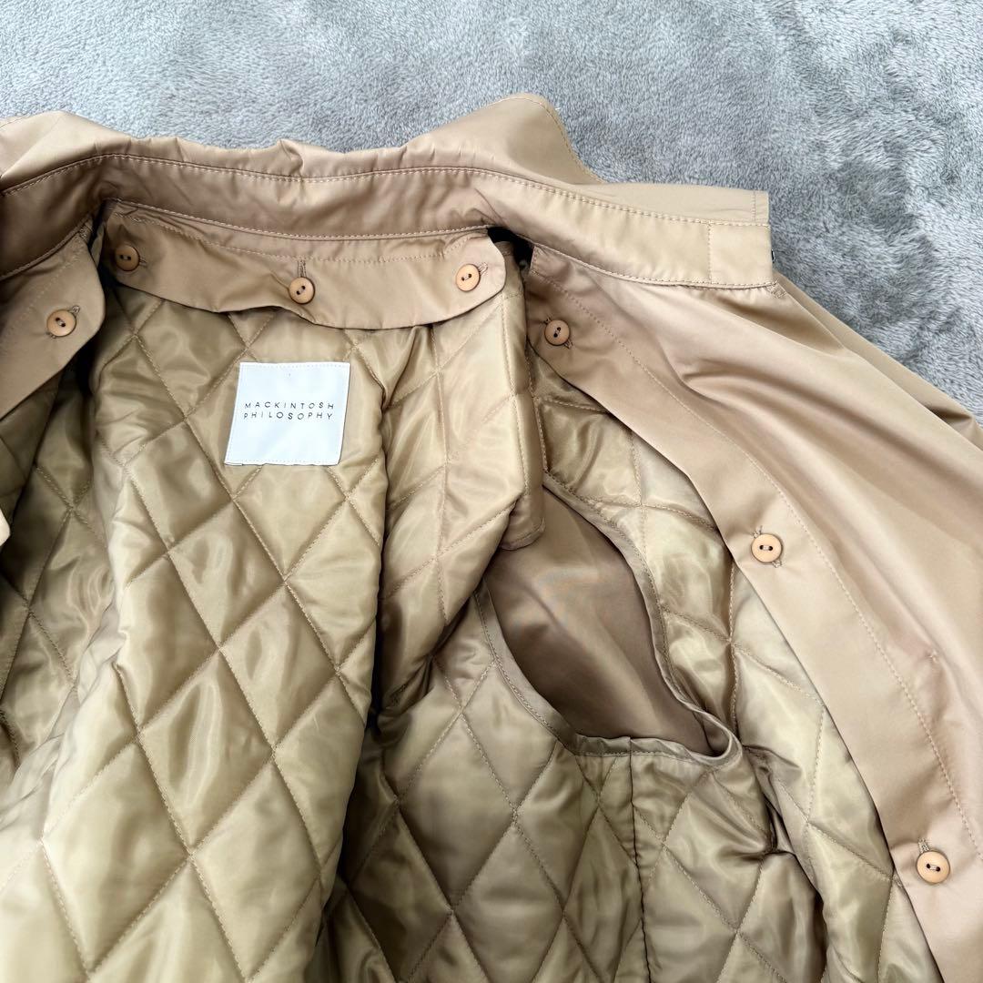 マッキントッシュフィソロフィー M ライナー付 トレンチコート ダブルブレスト