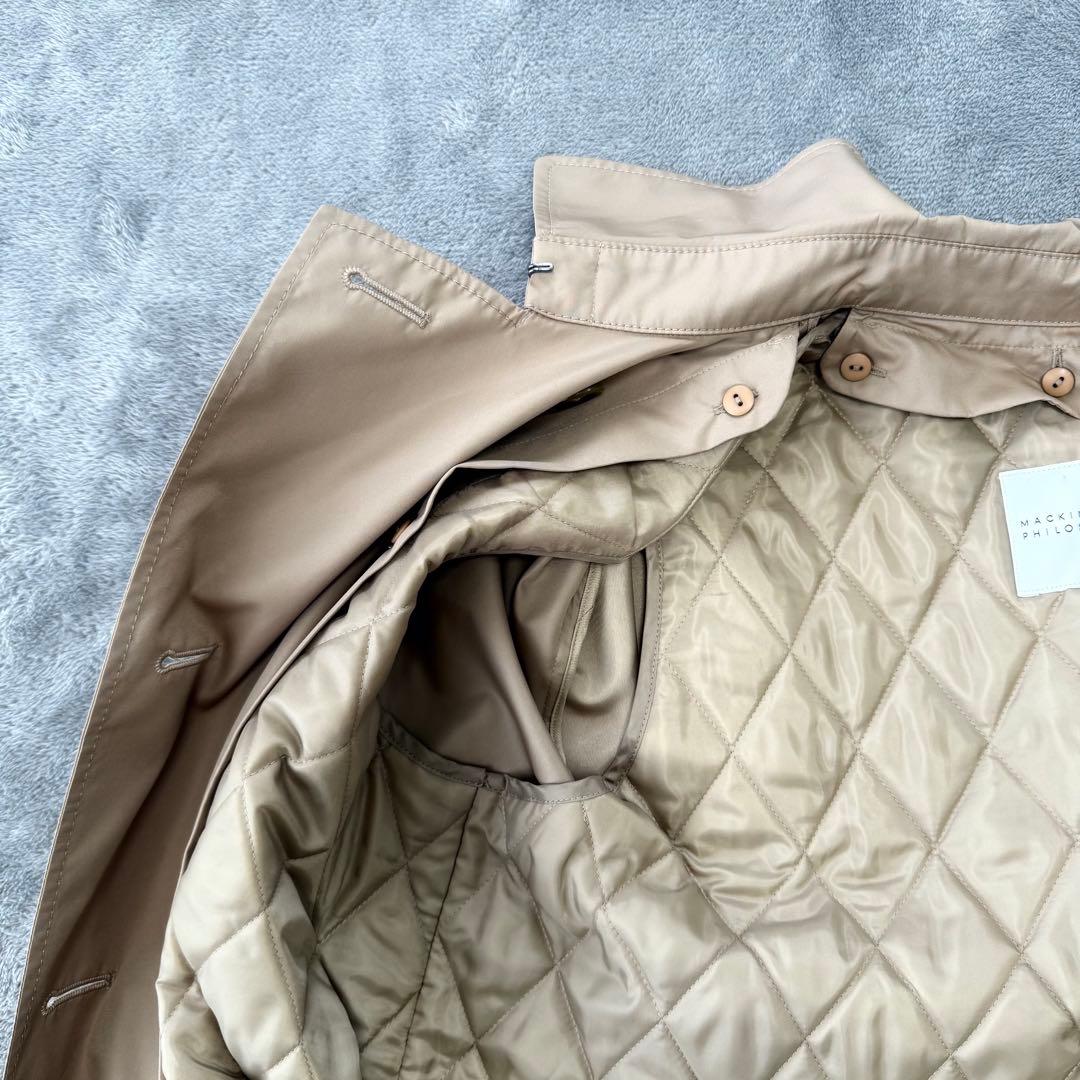 マッキントッシュフィソロフィー M ライナー付 トレンチコート ダブルブレスト