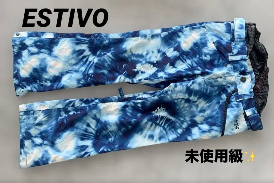 ESTIVOタイダイ柄 スキーウェアスノーボードウェア ユニセックス