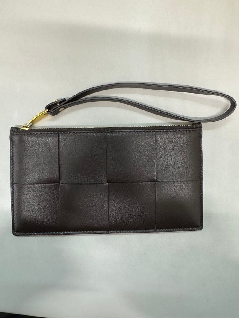 ボッテガ レザー クラッチバッグ　ストラップ　フラグメントケース