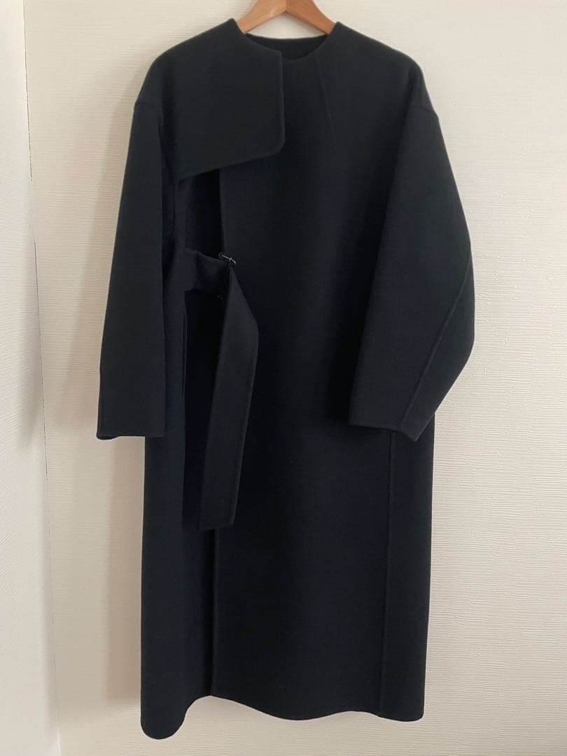 HYKE ハイクDOUBLE FACE TRENCH BLACKサイズ1