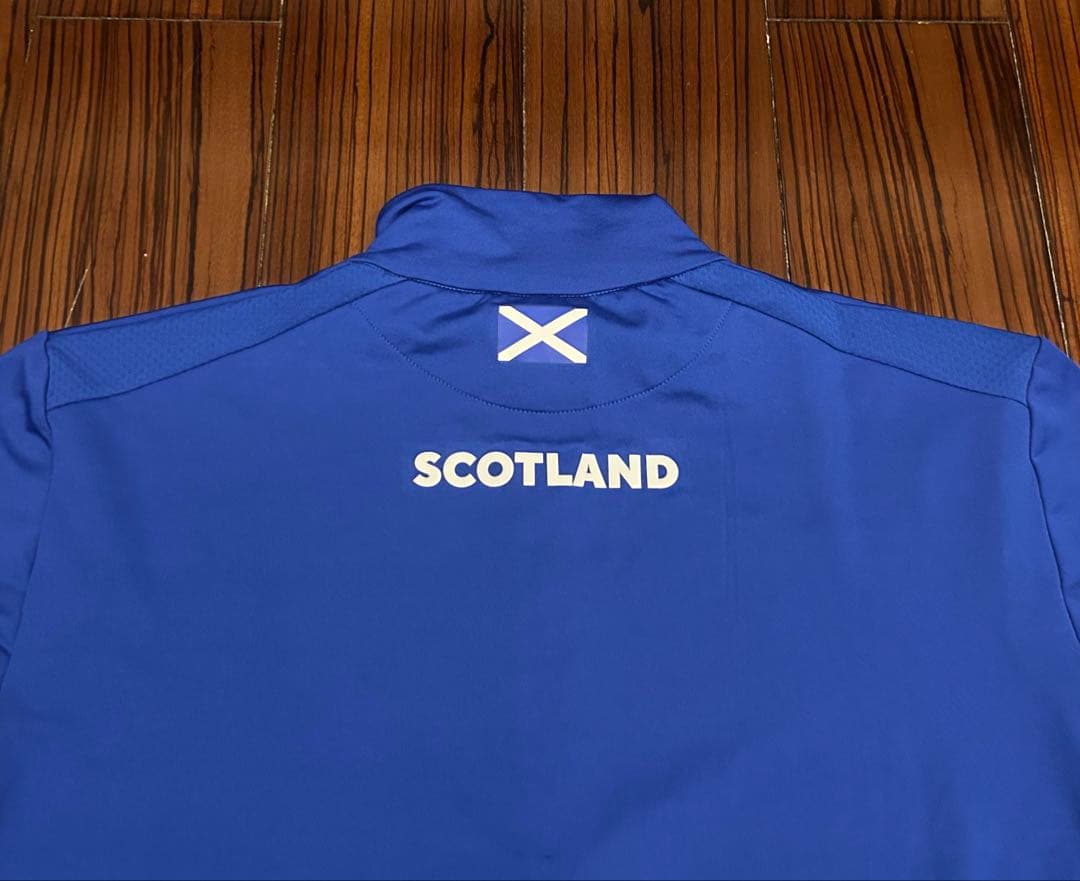 マクロン　ラグビー　スコットランド代表　ウォームアップジャケット　L
