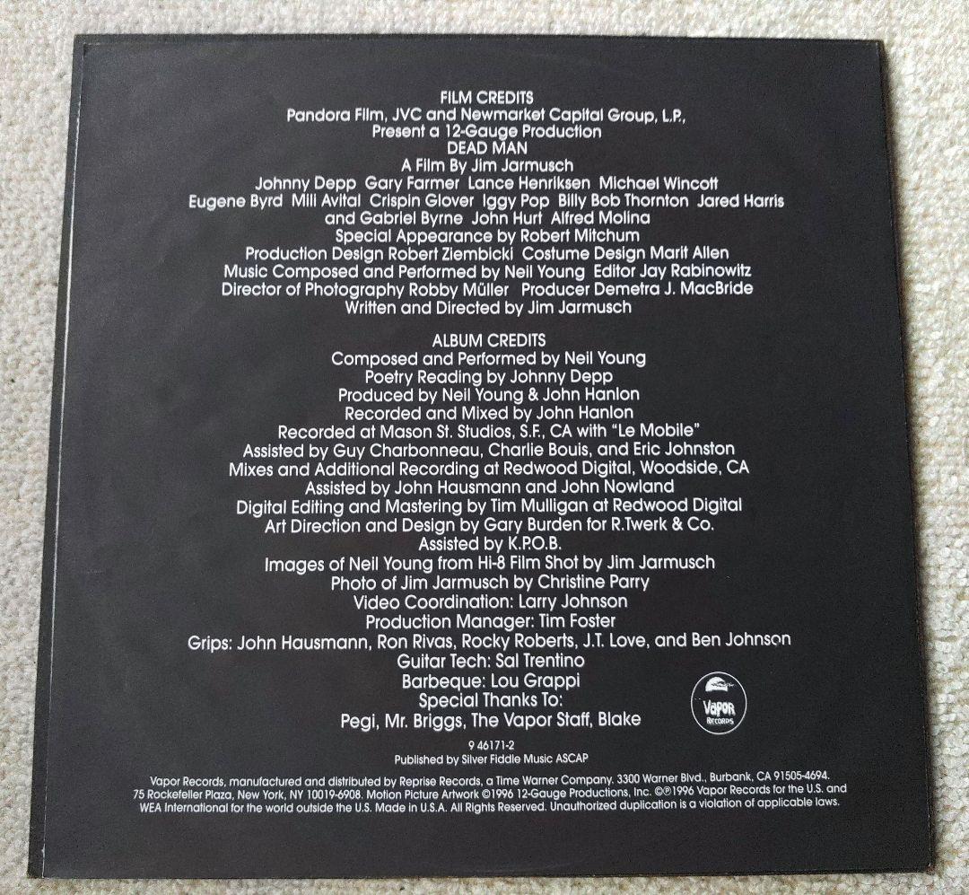 Dead Man Neil Young LPレコード