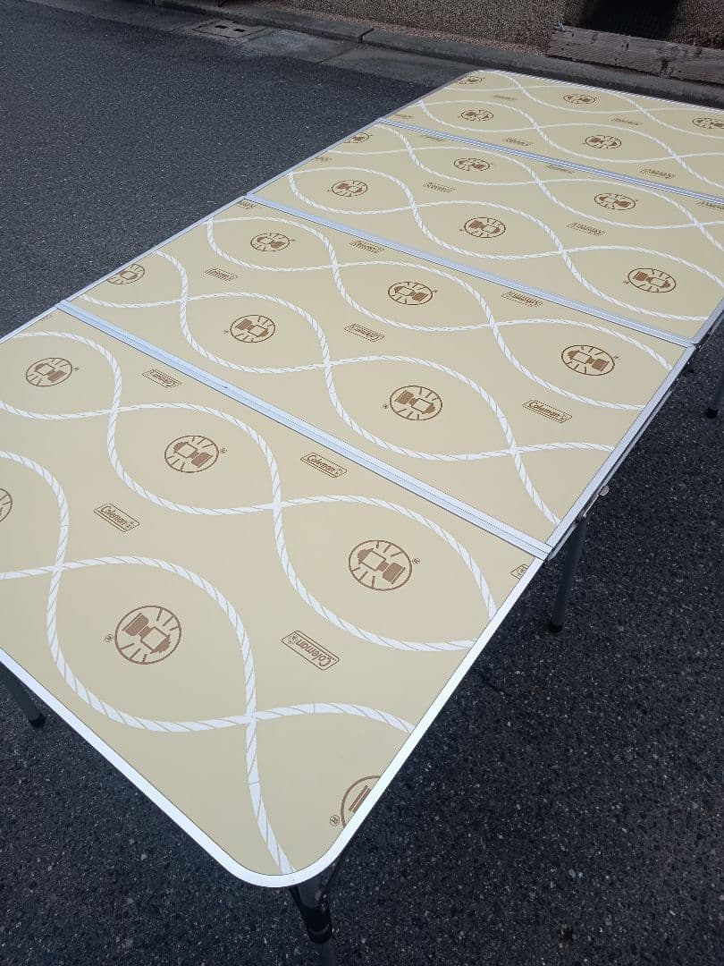 【Coleman】スリム四折テーブル 収納ケース付