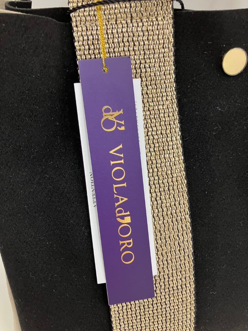 【ヴィオラドーロ　レディース　トートバッグ】布製トートバッグ付き