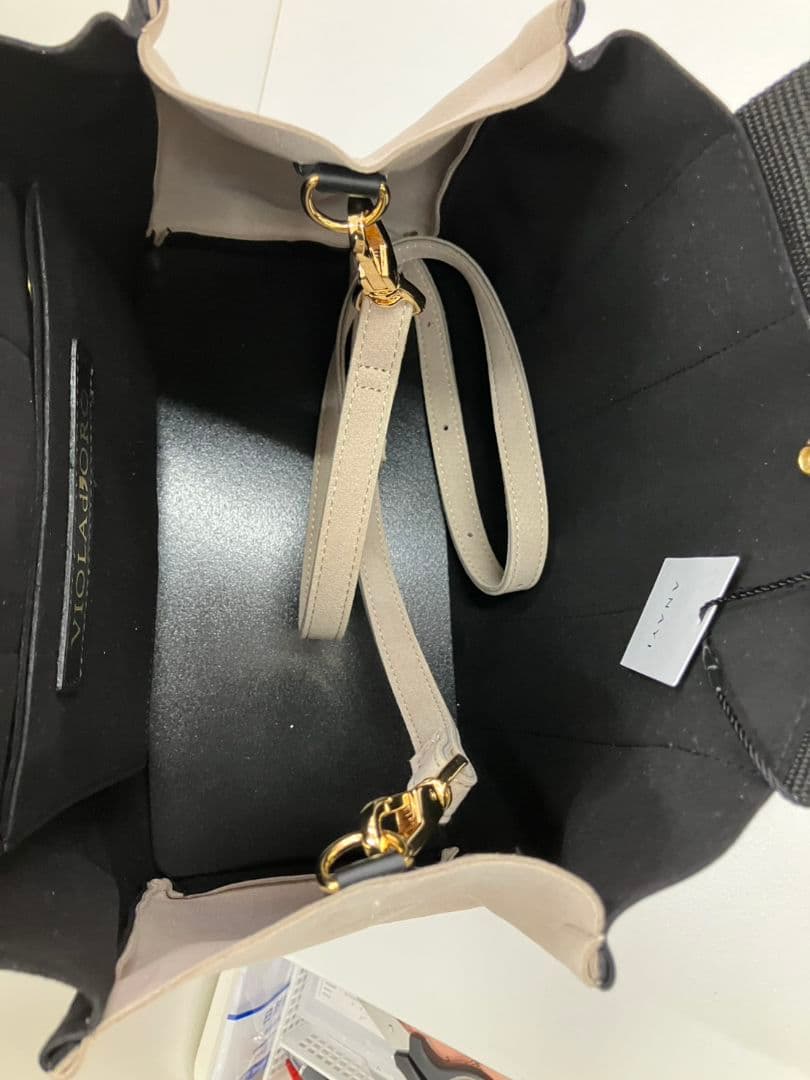 【ヴィオラドーロ　レディース　トートバッグ】布製トートバッグ付き