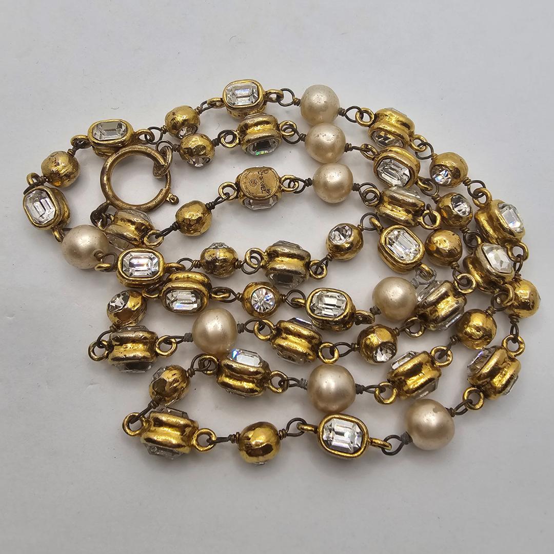 シャネル ヴィンテージ ロングネックレス 96cm