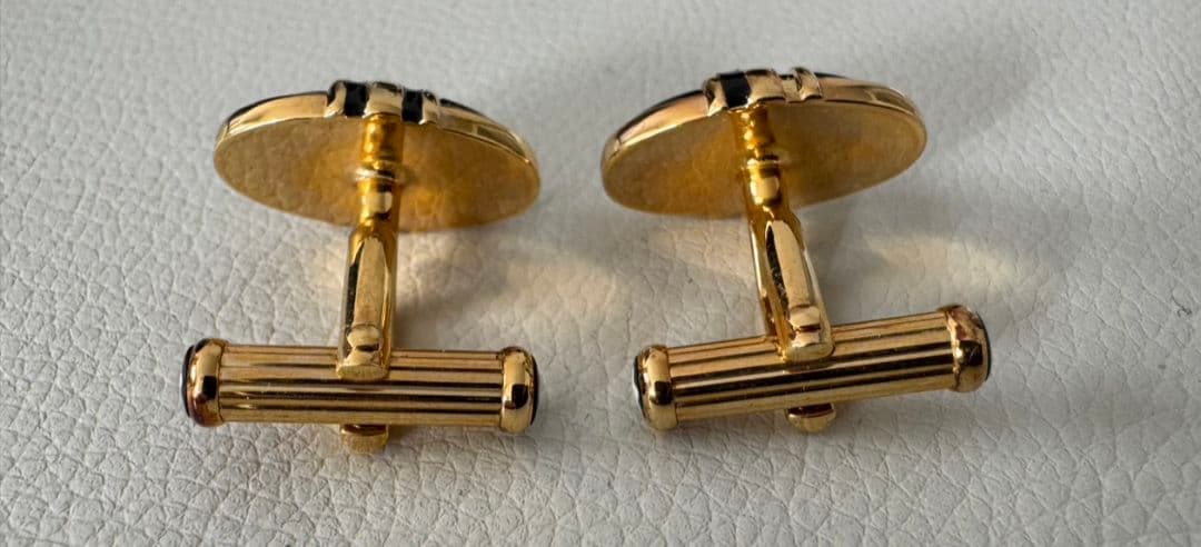 MONTBLANC（モンブラン） ネクタイピン・カフリンクス ブラック×ゴールド