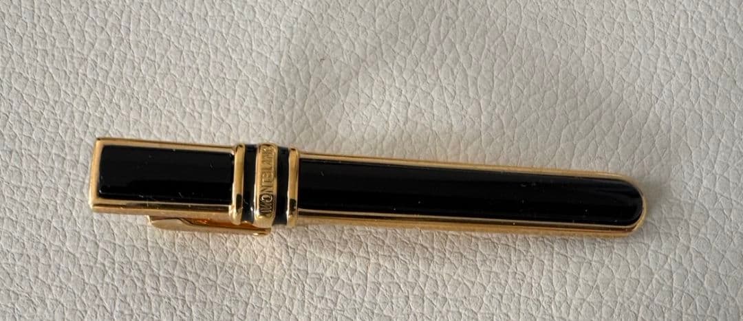 MONTBLANC（モンブラン） ネクタイピン・カフリンクス ブラック×ゴールド