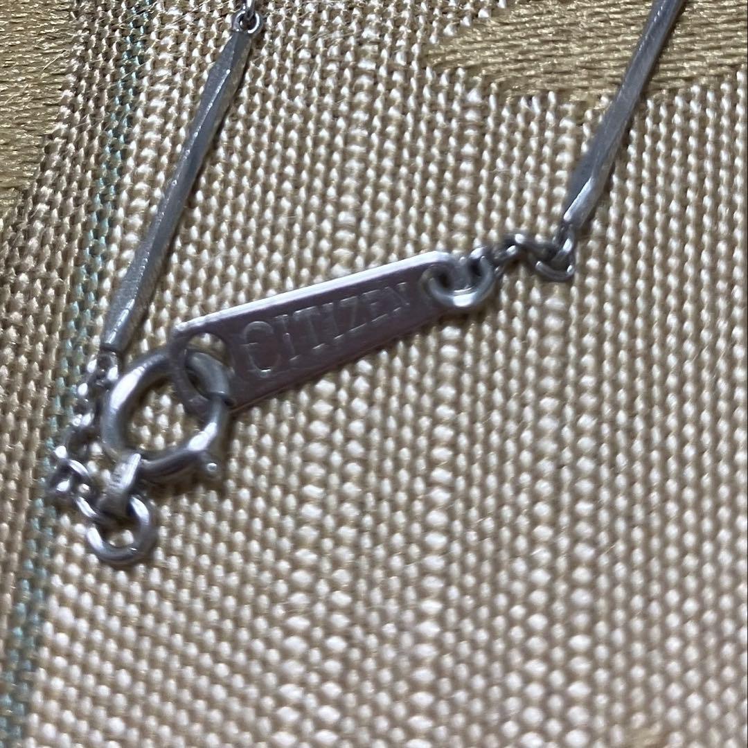 サファイアとダイヤモンドのネックレス　ペンダントトップとチェーンのセットプラチナ