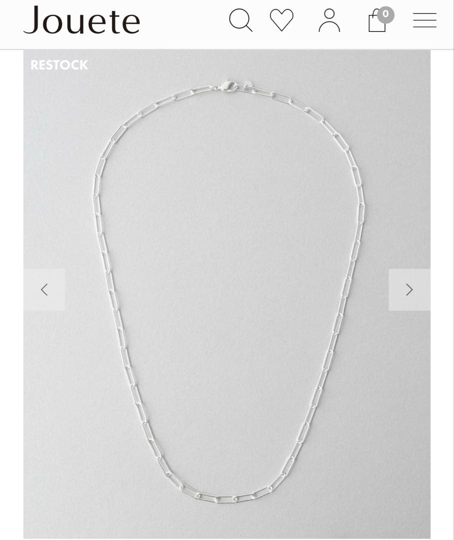 た*ん様 Jouete ジュエッテ チェーンネックレス 60cm SV925