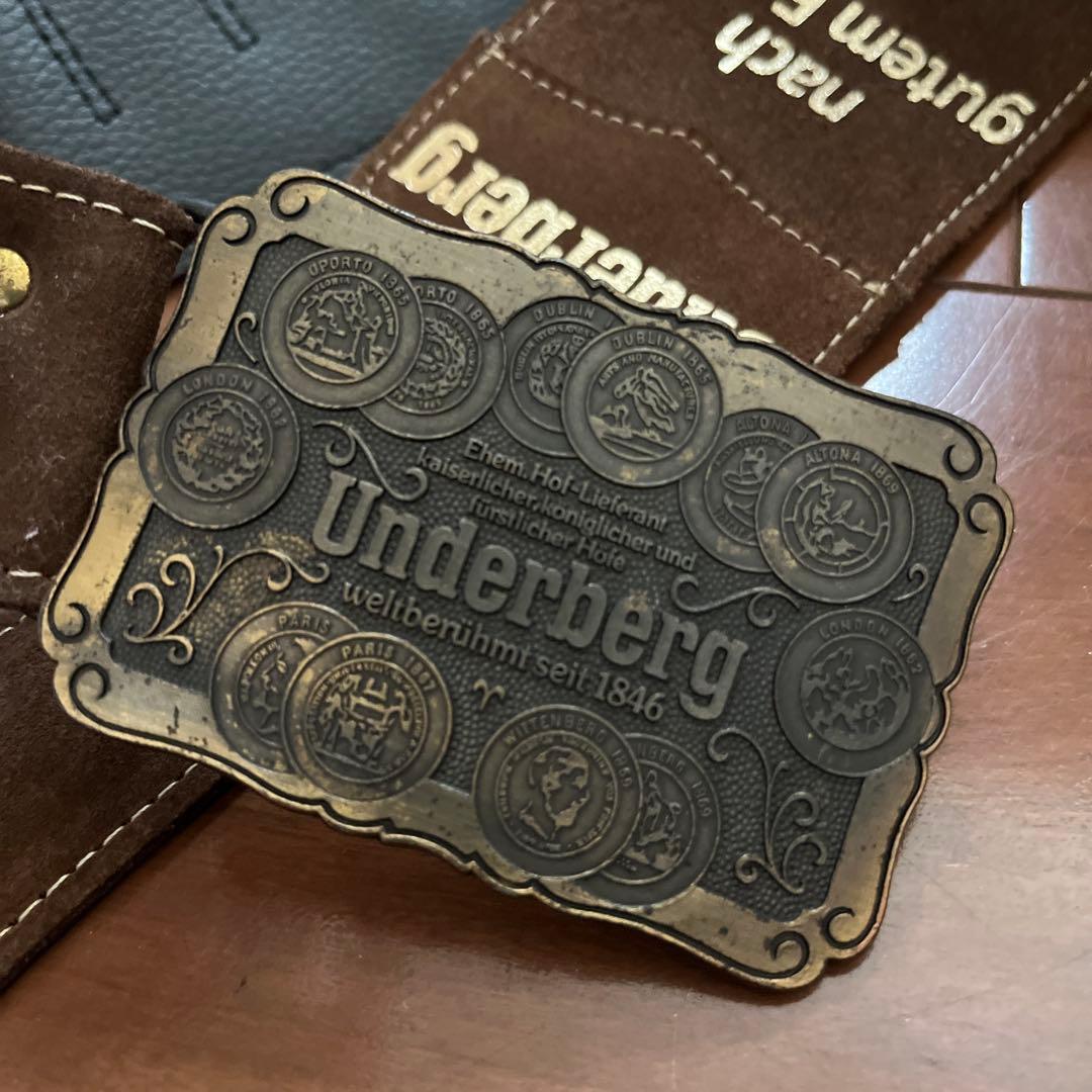 Underberg ガンベルト　ブラウンレザー　非売品