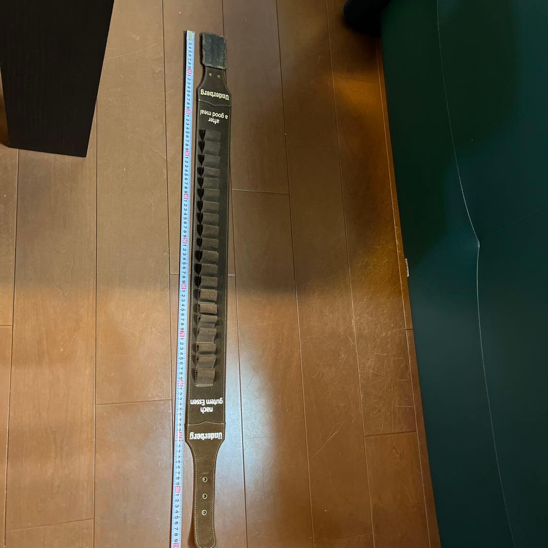 Underberg ガンベルト　ブラウンレザー　非売品
