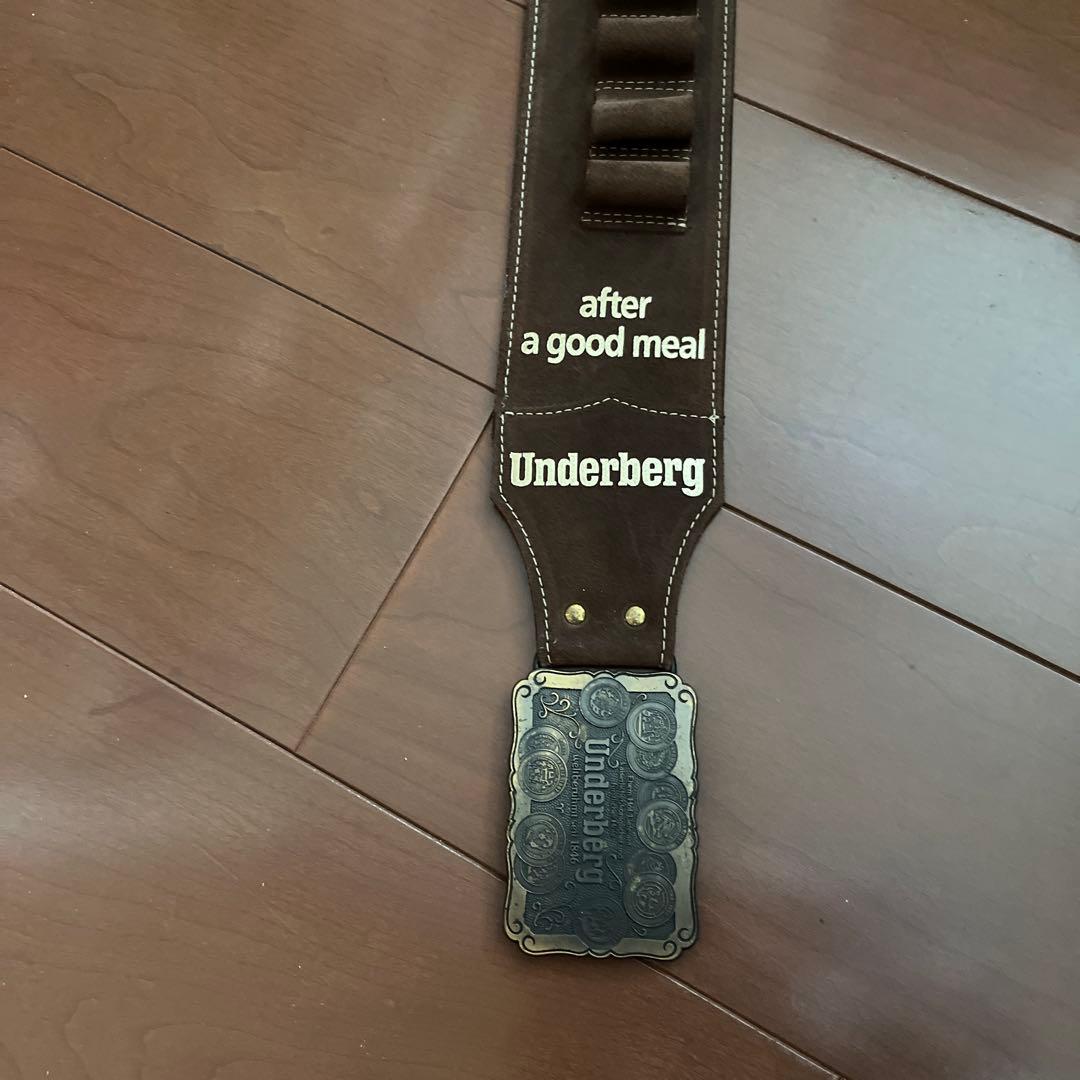 Underberg ガンベルト　ブラウンレザー　非売品
