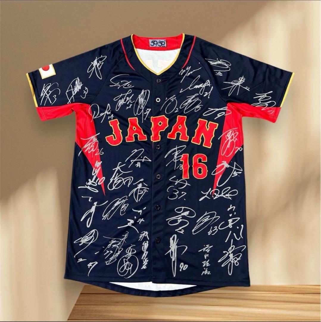 【限定非売品】WBC 大谷翔平日本代表サインプリント2nd ユニフォーム XL
