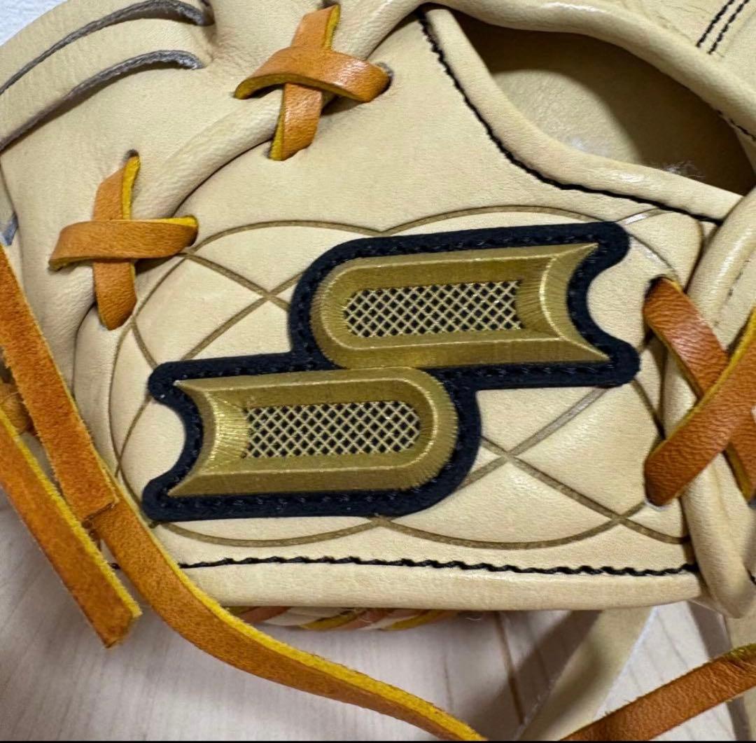 【新品未使用】 キャッチャーミット 硬式 SSK 栄 捕手用 キャメル×タン