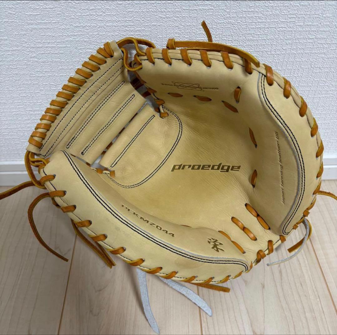 【新品未使用】 キャッチャーミット 硬式 SSK 栄 捕手用 キャメル×タン