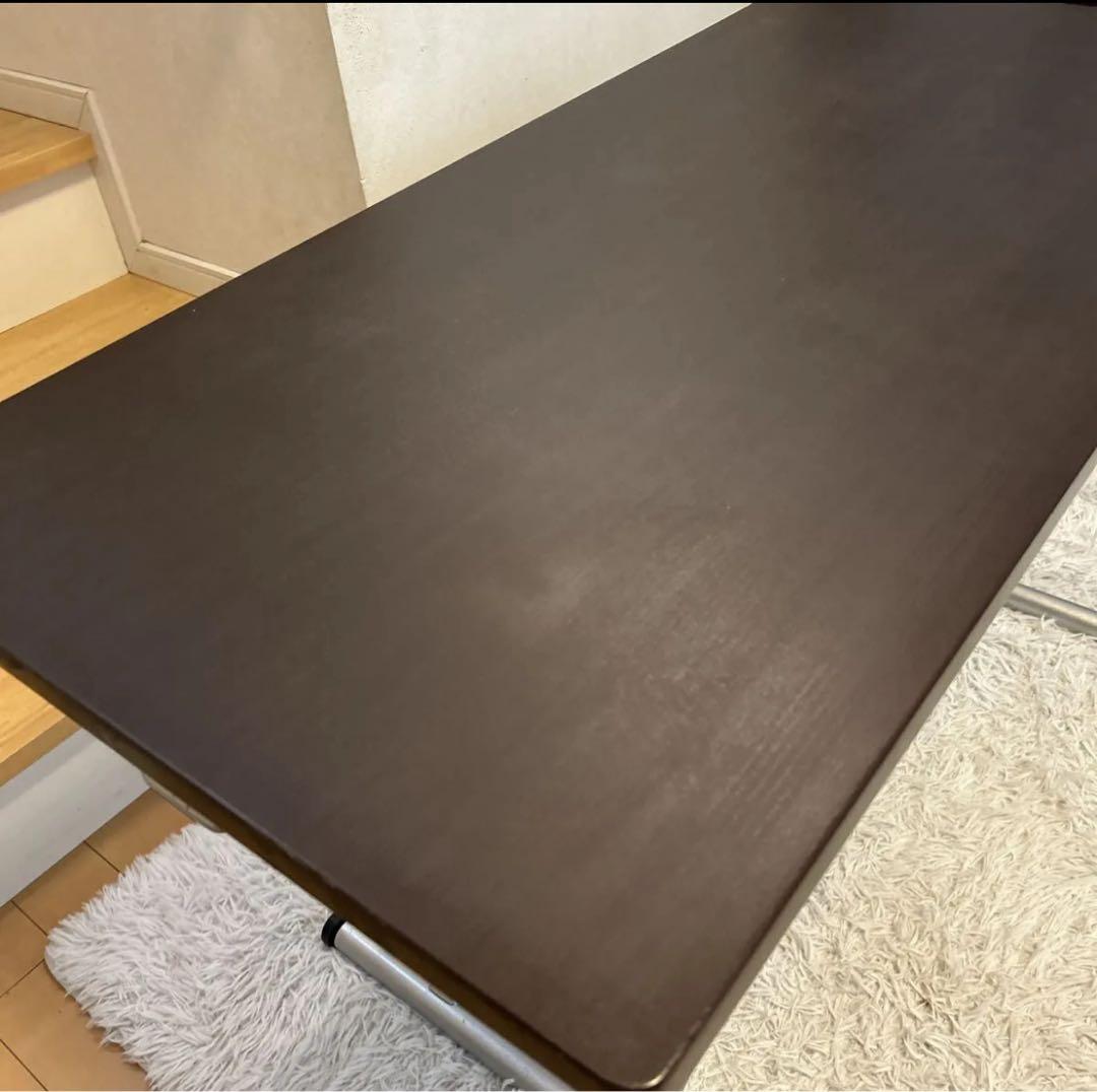 ニトリ 無段階 昇降テーブル テーブル幅120cm 高さ調節 机 昇降式